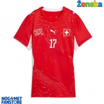Švicarska Ruben Vargas #17 Domaci Dres za Ženska SP 2026 Kratak Rukav